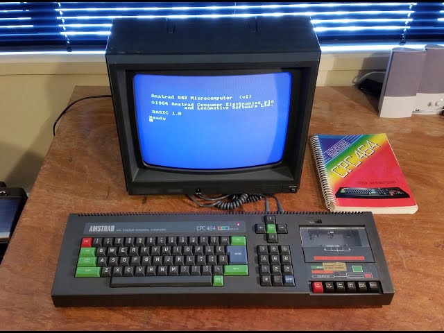 The Amstrad CPC 464: (as seen in Terry Stewart's computer collection)