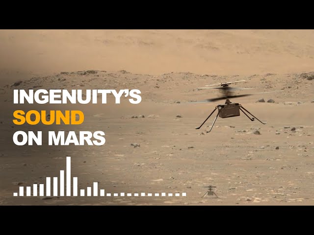 First Sound Of Mars Helicopter Ingenuity Flying On Mars - Recorded By Perseverance Rover