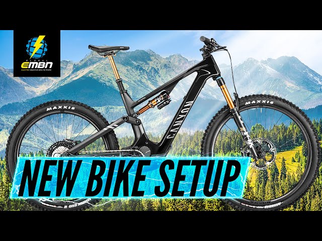 How To Set Up Your New EMTB | New Bike Day Tips