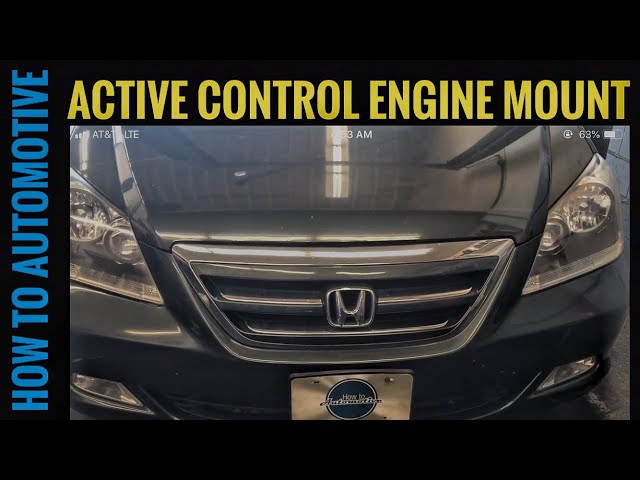 How To Replace A Front Active Control Engine Mount On A 2005-2010 Honda Odyssey