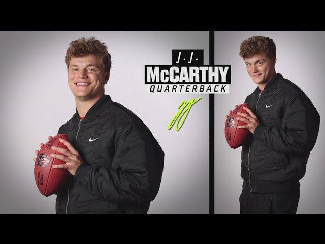 Meet quarterback JJ McCarthy ahead of NFL draft | La Grange Park Illinois native projected in top 10