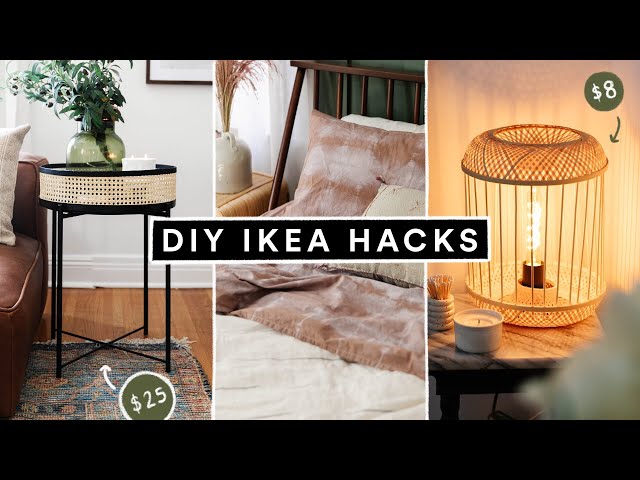 DIY IKEA HACKS - Affordable DIY Room Decor + Furniture Hacks for 2021!