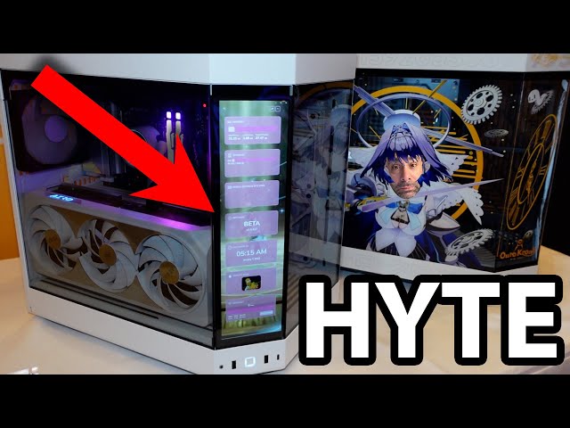 HYTE Turns The Corner On System Info Screens - CES 2023!