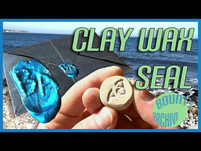 Processing Clay and Making a Wax Seal from the Earth | ASMR DIY Clay Wax Seal Stamp