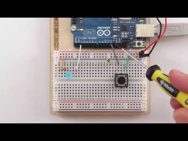 Arduino Pushbuttons - Drucktaster und die OneButton Library