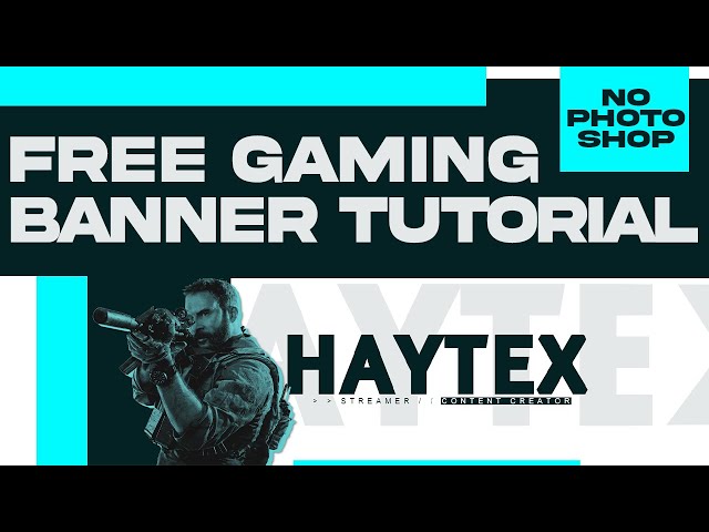 HOW TO MAKE A BANNER FOR FREE | YouTube, Twitch, Twitter, and NO Photoshop