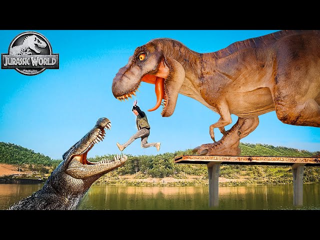 Most REALISTIC T-Rex Chase | Dinosaurs Hunting Video | Jurassic World Dominion | Dinosaur | Ms.Sandy