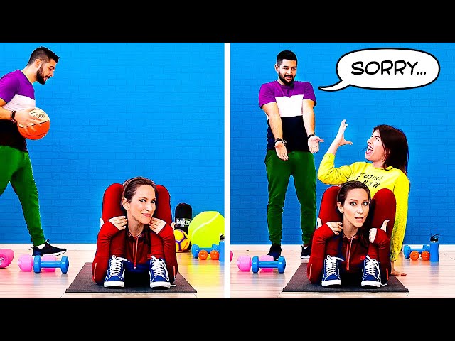 Is It A Gym Fail?! ? Crazy Body Tricks, Relatable Facts, Crazy Hacks By A PLUS SCHOOL
