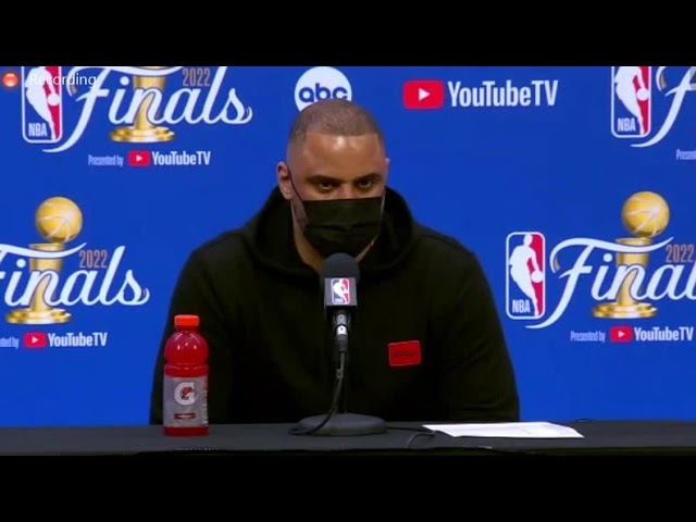 Ime Udoka postgame; Celtics beat the Warriors in Game 3 of The Finals