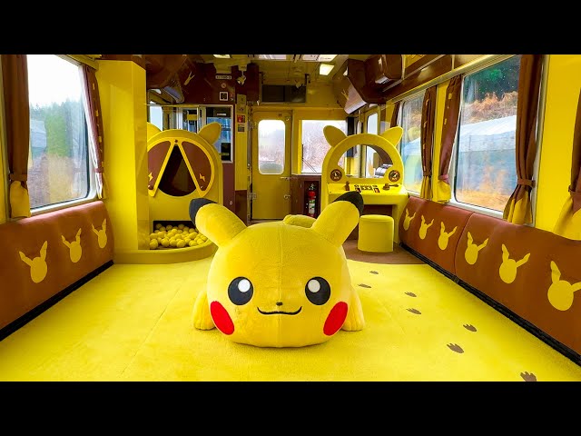 Pikachu Paradise! Riding the Pokémon Train in Japan 🚞