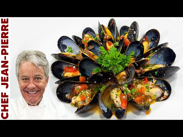 Easy Steamed Mussels - The Best Ever! | Chef Jean-Pierre