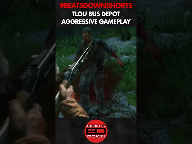 TLOU Bus Depot aggressive gameplay #Shorts