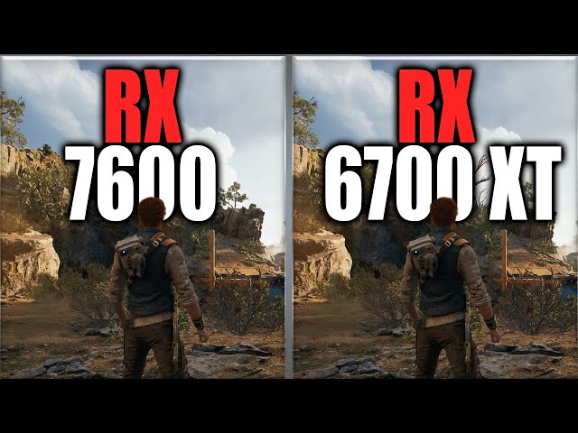 RX 7600 vs RX 6700 XT Benchmarks