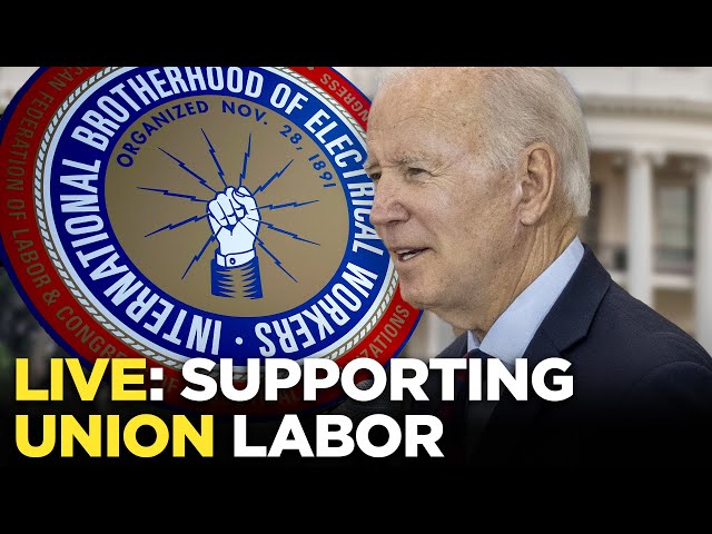 Watch live: Biden speaks at union conference