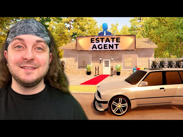 I BECOME a Real Estate Agent in this CRAZY WORLD! (Estate Agent Simulator)
