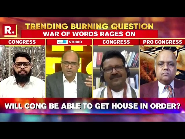 Watch: Congress Leaders Engage In War Of Words Against Each Other; Is Party Heading For Implosion?