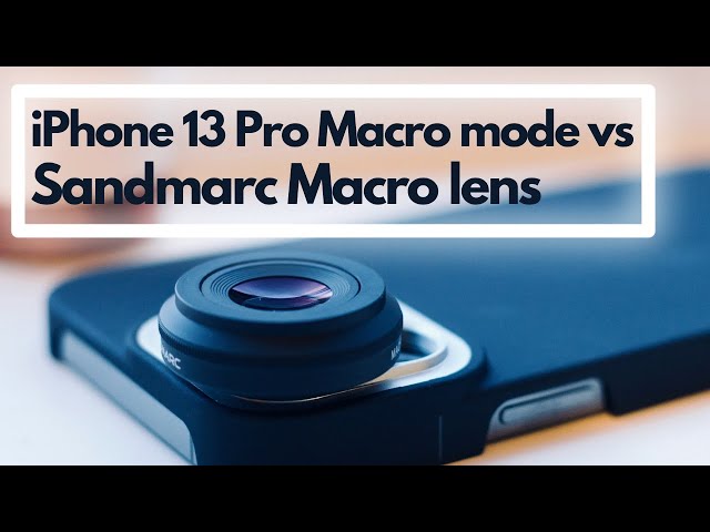 Incredible 30x MACRO photography on iPhone 13 Pro - Sandmarc lens unboxing & testing