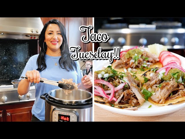 SUPER EASY!!! Mexican Carnitas in an Instant pot | Mexican Street Food