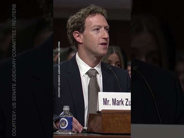 Zuckerberg apologizes to parents at Senate hearing