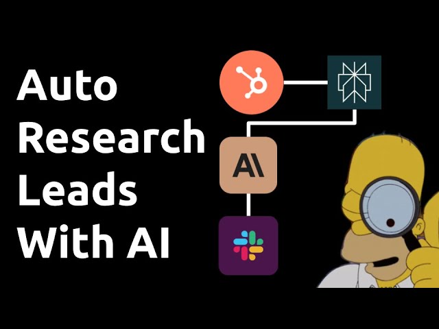 How To Automatically Research Every Lead with AI