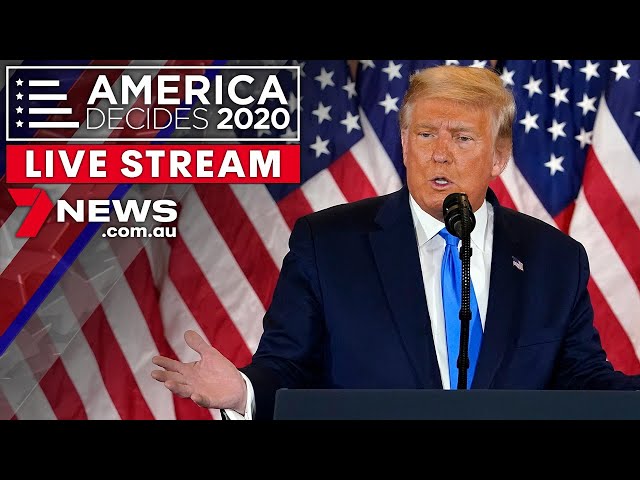 America Decides 2020: Donald Trump says he has 'easily won' Presidential Election | 7NEWS