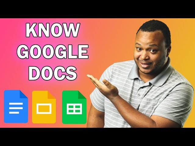 Top Five Reasons To Know Google Docs