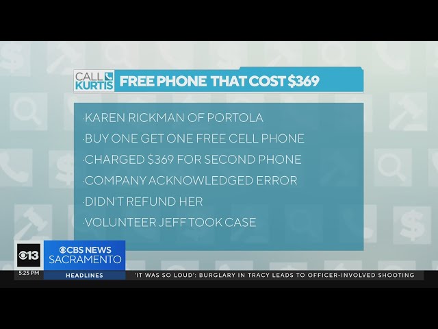 Call Kurtis: Buy-1-get-1-free phone deal cost viewer