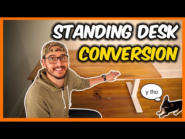 Convert ANY Desk to a STANDING Desk: Home Office Upgrade