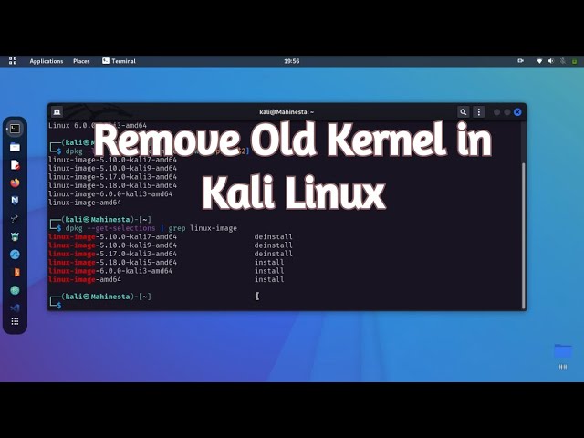How to Remove Old Kernel in Kali Linux