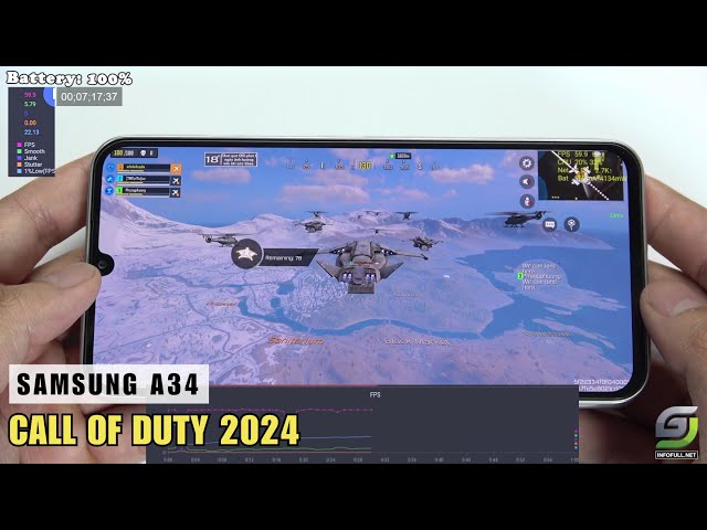 Samsung Galaxy A34 5G test game Call of Duty Mobile CODM Update 2024 | Dimensity 1080