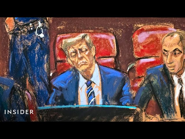Sleepy Trump Dozes Off At The Start Of His Hush-Money Trial | Insider News | Business Insider