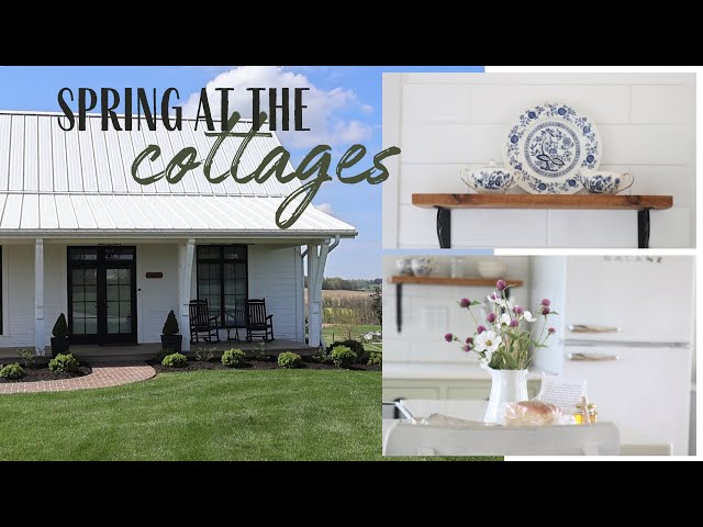 Cottage Style Spring Decor ~ Spring Cottage Refresh ~ Olde Orchard Cottages Tour~Spring Cottage Tour