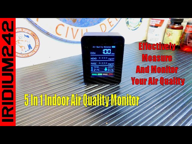 Is Your Air Safe? Temu 5 In 1 Indoor Air Quality Monitor CO2 HCHO TVOC AQI