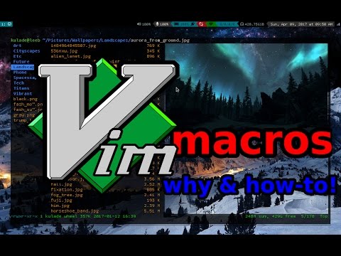 vim Macros: Why and How-To!