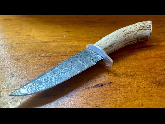 Crafting a Silver mount Stag handle Damascus Blade and some old Dirks