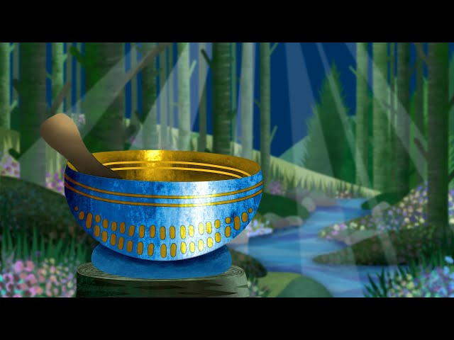 Water Sounds + Tibetan Bowl for Relaxation & Meditation