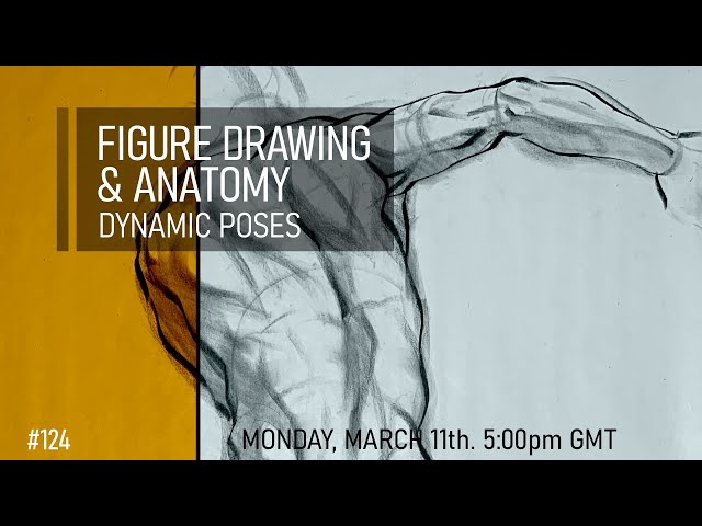 Figure Drawing & Anatomy - Dynamic Poses #124