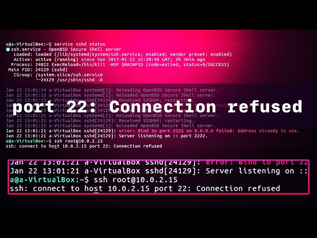 Cómo arreglar el error "Connection refused" de SSH?