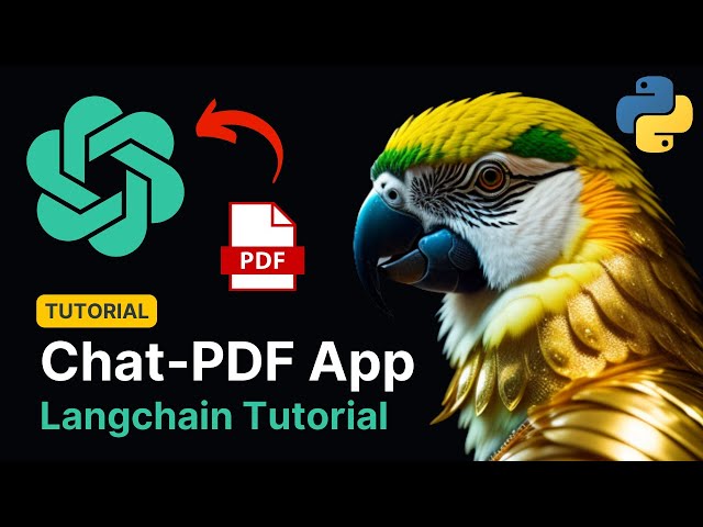 Langchain PDF App (GUI) | Create a ChatGPT For Your PDF in Python