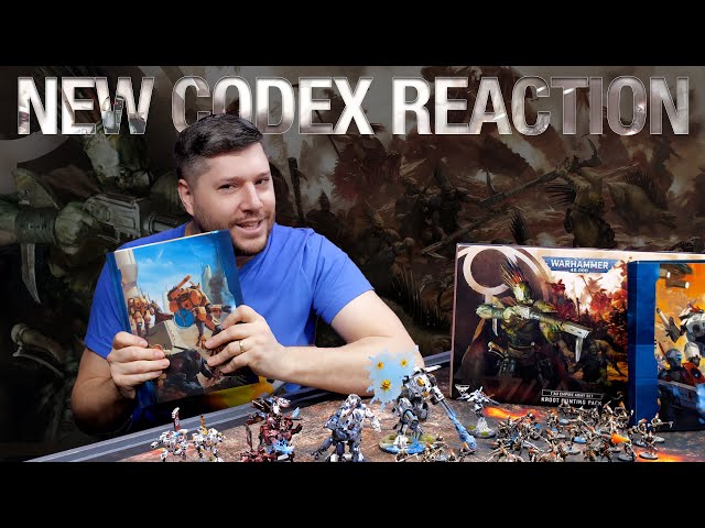 The New Tau Codex! Nick's reaction to new Kroot, Crisis suits and more!