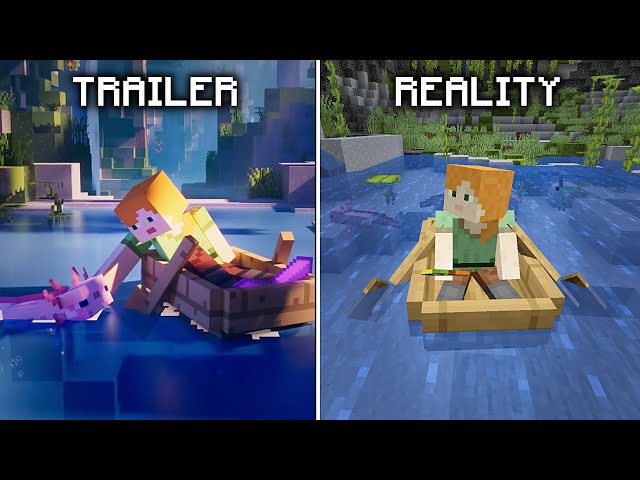 Minecraft 1.18: Trailer VS Reality