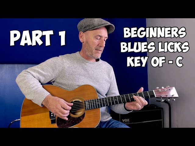 Beginners blues licks in C - Part 1