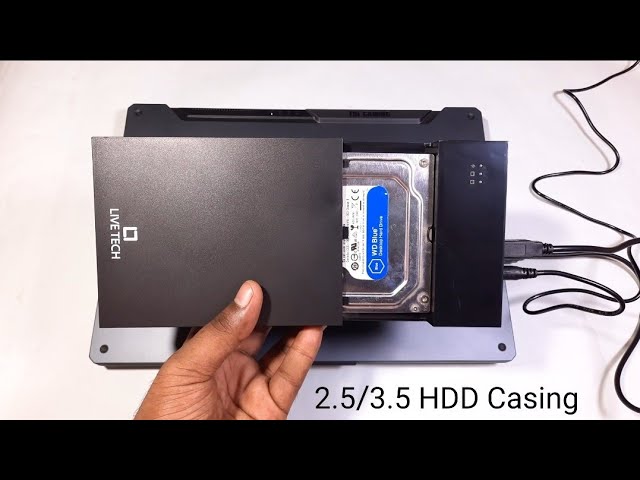 HDD External Case How to Connect 2.5/3.5 HDD Case |USB 2.0 Hard-disk Enclosure | LiveTech Hdd Case