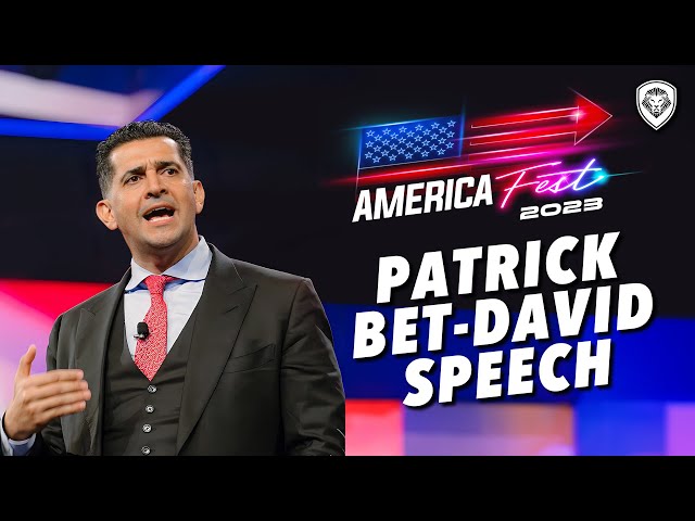Patrick Bet-David: Turning Point USA AmericaFest Speech 2023