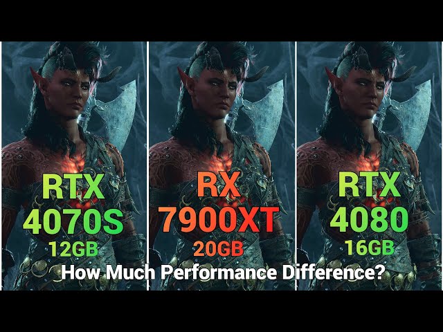 Nvidia RTX 4070 Super vs RX 7900 XT vs RTX 4080 | How Much Performance Difference?