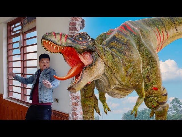 Most Scariest Dinosaur Attack | Jurassic Park Fan Made Short Film | T-rex Chase | Dinosaur | MsSandy