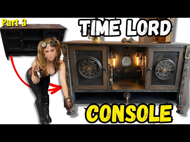 DIY STEAMPUNK TIME LORD CONSOLE PART 3 SOLD FOR $2900