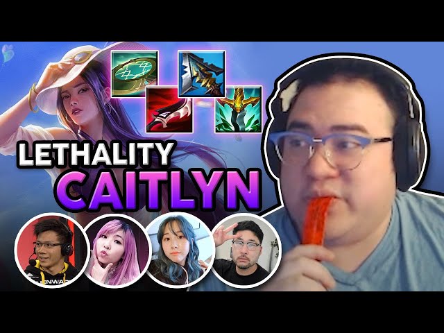 Scarra plays full lethality Caitlyn mid  (ft. Shiphtur, Yvonne, Celine, and Peterpark)
