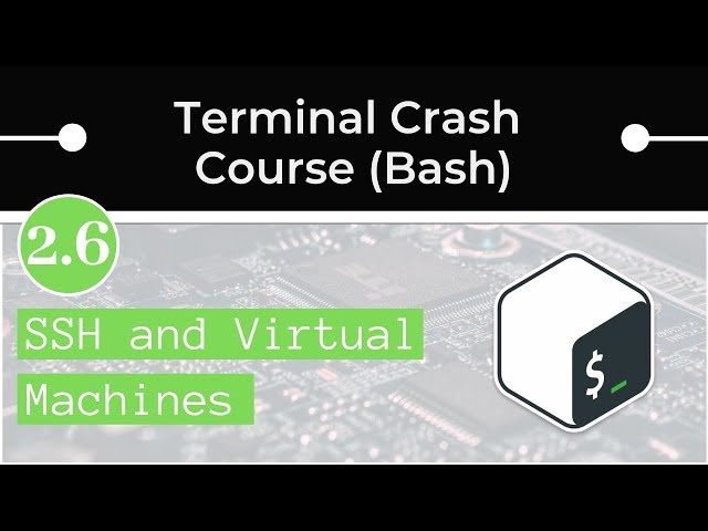 Logging in to a Virtual Machine with SSH (bash)