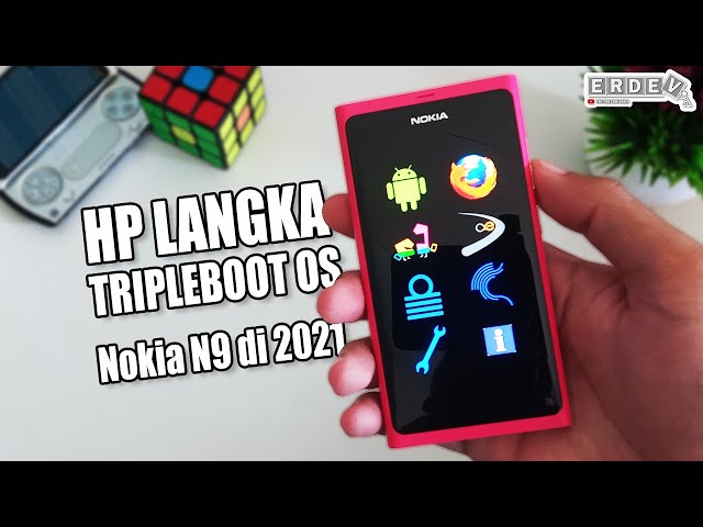 HP LANGKA YANG BISA PASANG BANYAK OS SEKALIGUS! - Review Nokia N9 Meego, Android, SailfishOS 2021